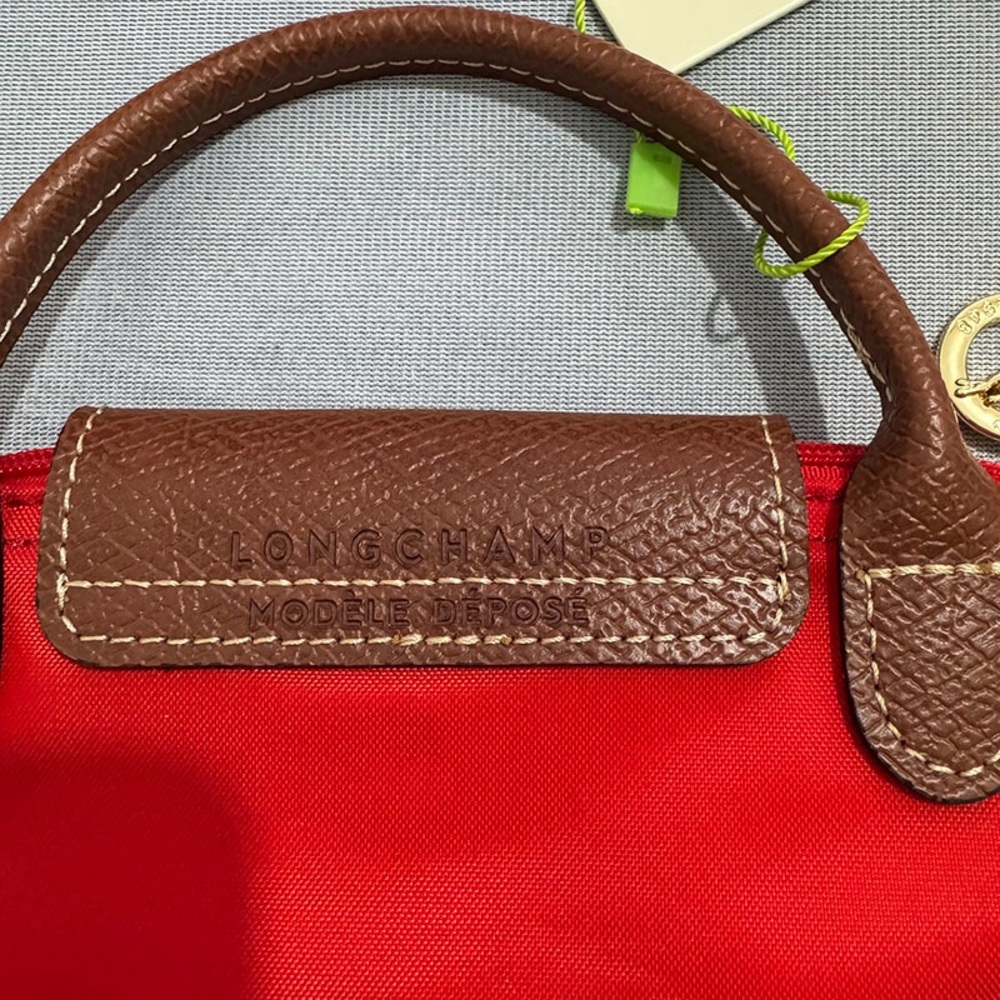 Longchamp Red Mini Bag - Picture 4 of 6